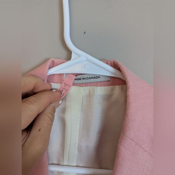 Michael Kors Men’s Blazer 41 Pink Cotton Sport Coat Classic Fit Lightweight Prep - Picture 7 of 11